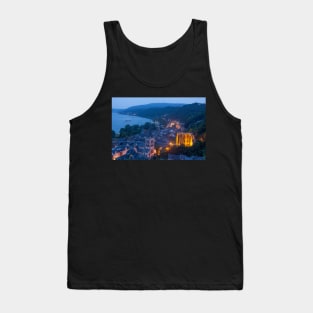 Old town, dusk, Bacharach, Middle Rhine, Rhine, evening Tank Top